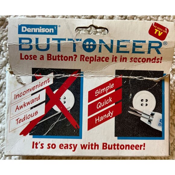 Dennison Button Fastening Tool - Picture 2 of 3